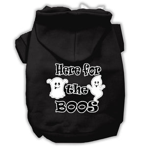 Halloween Pet Hoodie "Here For The Boos"