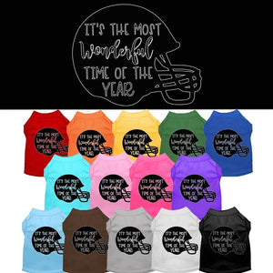 Pet Shirt "It's The Most Wonderful Time Of The Year (Football)"