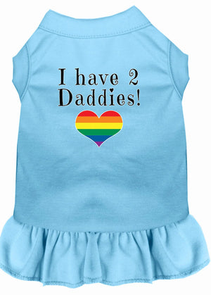 Pride I Have Two Daddies Screen Print Dress in Many Colors