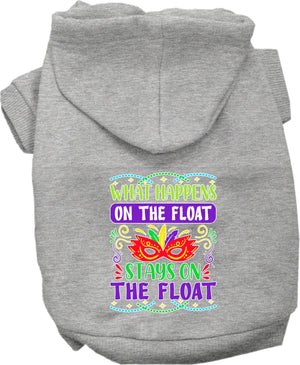 What Happens On The Float Stays On The Float Screen Print Hoodie in Many Colors