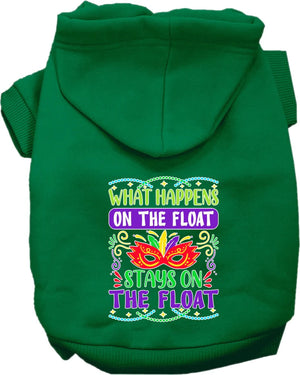 What Happens On The Float Stays On The Float Screen Print Hoodie in Many Colors