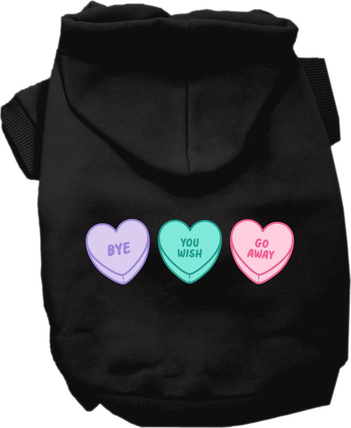 Anti Valentines Hearts Screen Print Hoodie in Many Colors