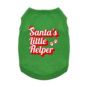 Santa's Little Helper Dog Shirt