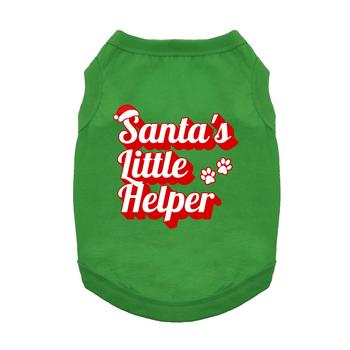Santa's Little Helper Dog Shirt