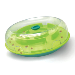 Nina Ottosson Wobble Slow Feeder Bowl Dog Game Blue/Green - Posh Puppy Boutique