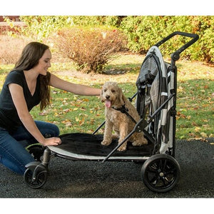 pet gear stroller for dogs Pet Gear Fog NO-Zip Expedition Pet Stroller