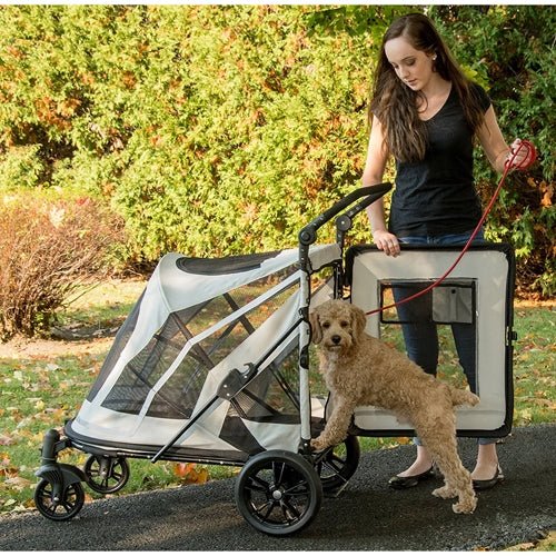 pet gear no zip stroller Pet Gear Fog NO-Zip Expedition Pet Stroller