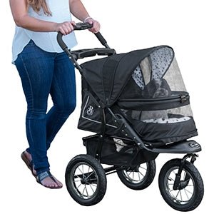 Pet Gear NV No-Zip Dog Stroller, Dalmatian