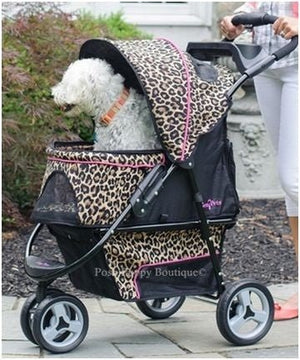 cheetah print car seat and stroller set Promenade Pet Stroller- Cheetah