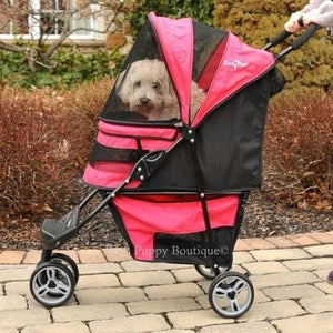 dog stroller shop Regal Pet Stroller- Raspberry