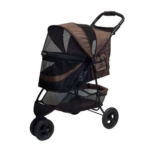 Pet Gear Chocolate Special Edition No-Zip Pet Stroller, Brown