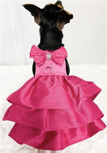 twist wrap bridesmaid dress Big Dog Wedding Dress | Poshdoglife.com main image 0