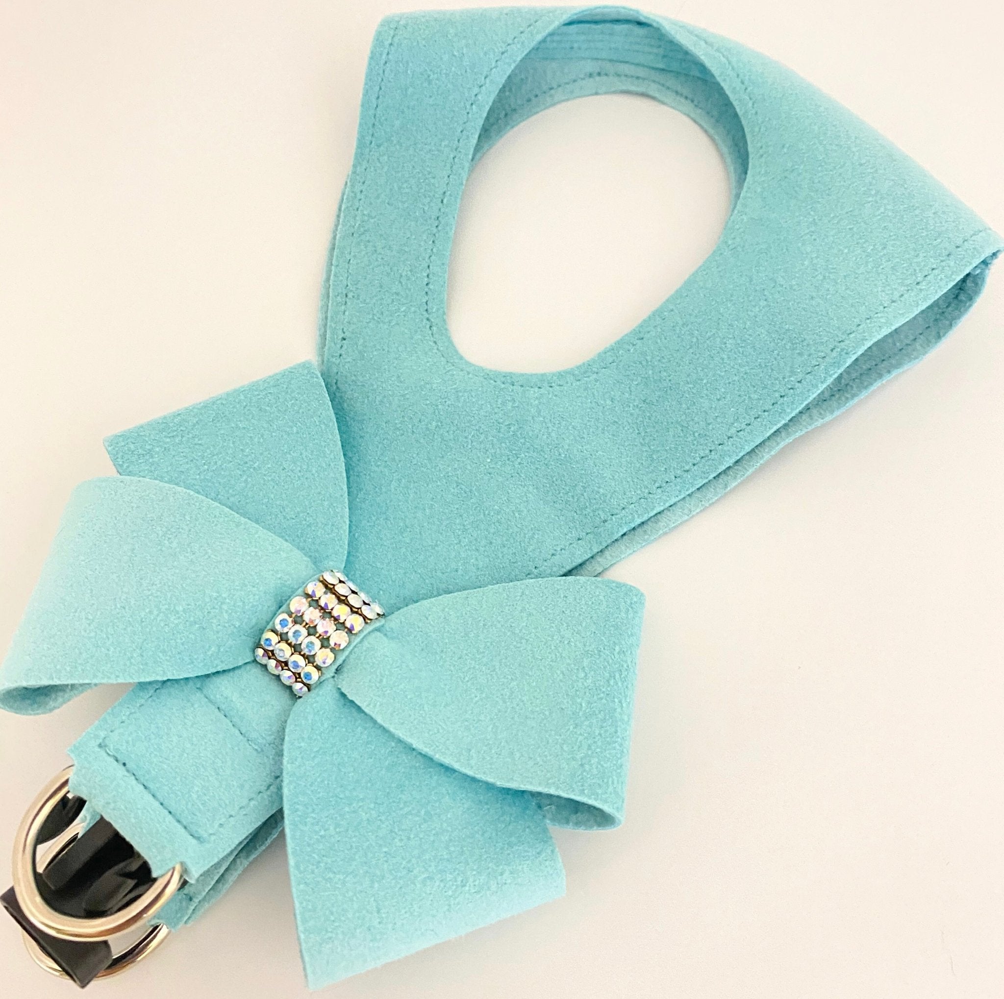 Susan Lanci Tiffi Blue AB Crystal Step in Harness – Posh Puppy
