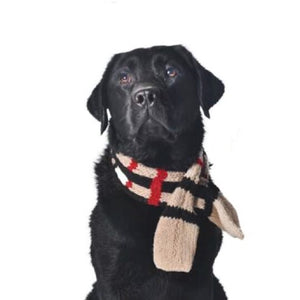 Classic Tan Plaid Pet Scarf