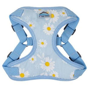 Wrap and Snap Choke Free Dog Harness - Blue Daisy