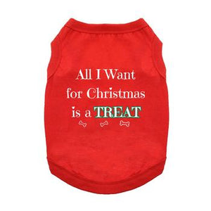 All I Want For Christmas Dog Shirt
