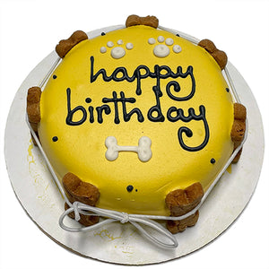 Yellow Classic Cake (Personalized)