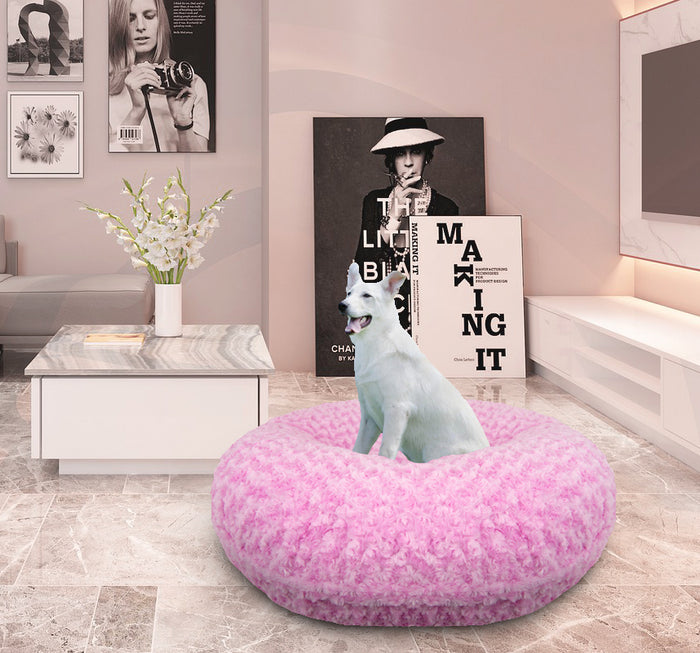 Bagel Bed in Cotton Candy