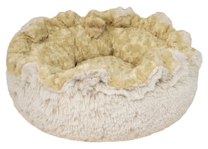 Lily Pod Bed in Blondie and Camel Rose