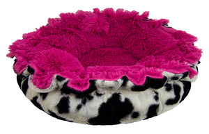 Lily Pod Bed in Lollipop and Spotted Pony