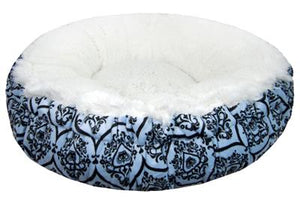 Bagelette Bed- Snow White and Versailles Blue