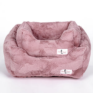 Cuddle Dog Bed in Mauve
