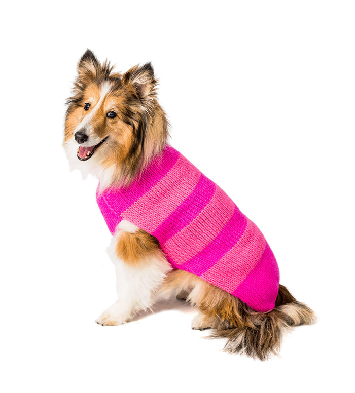 Alpaca Pink on Pink Sweater