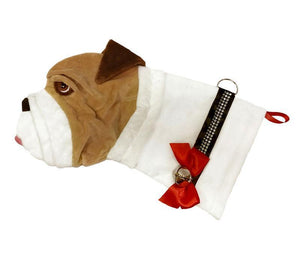 English Bulldog Decorative Dog Christmas Stocking
