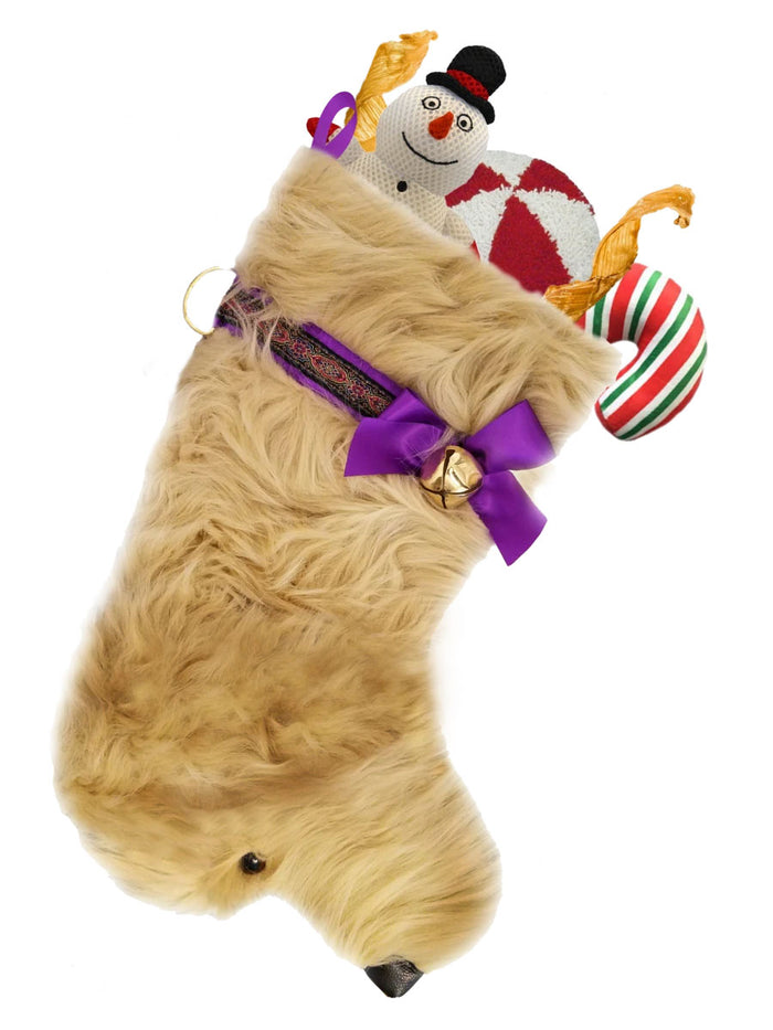 Golden Doodle Decorative Dog Christmas Stocking