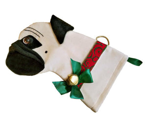Pug Decorative Dog Christmas Stocking