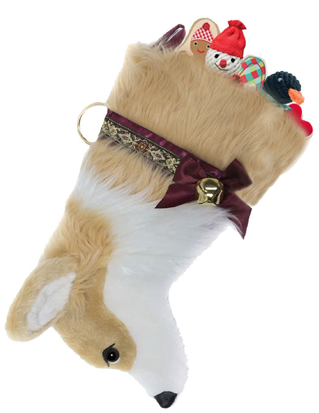 Corgi Decorative Dog Christmas Stocking