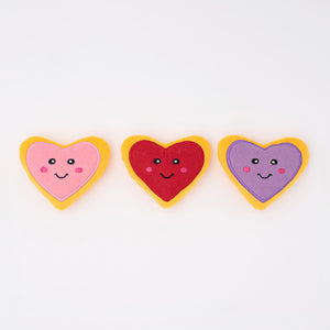 Valentine's Miniz Heart Cookies 3 Pack