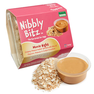 Nibbly Bitz, Creamy Peanut Butter Spread with Delicious Crunchy Toppings