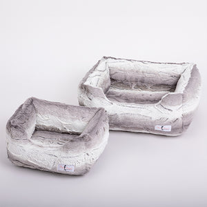Cashmere Dog Bed in Angora