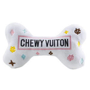 Designer-Inspired Fluff: Parody Chewy Vuiton Plush Dog Placemats