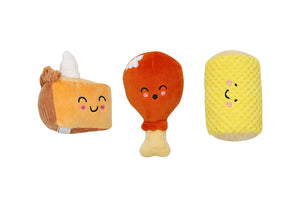 Thanksgiving Dinner Dog Toy Set