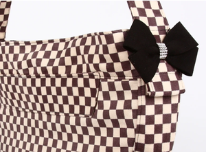 Susan Lanci Windsor Check Collection Cuddle Carrier - Posh Puppy Boutique