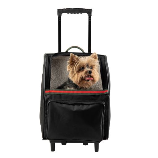RIO Black with Stripe Rolling Carrier 3 in 1 Carrier