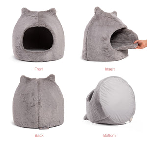 Best Friends by Sheri Meow Hut Fur Grey