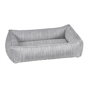 Glacier Performance Chenille Urban Lounger with Pinched Edge