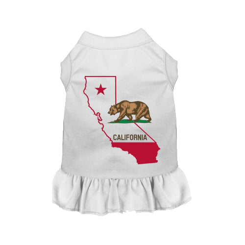 California State Dress in White