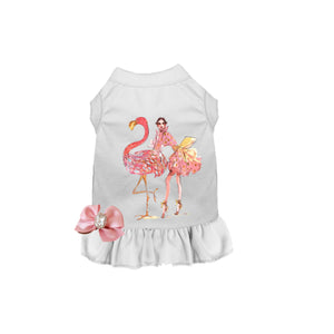 Fancy Flamingo Dress in Two Colors