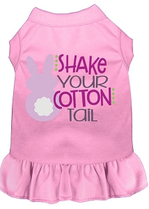 Shake Your Cotton Tail Screen Print Dog Dress in Many Colors