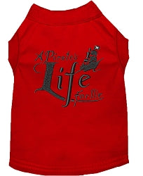 A Pirate's Life Embroidered Dog Shirt in Many Colors - Posh Puppy Boutique