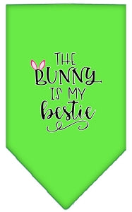 Bunny is my Bestie Screen Print Bandana in Many Colors