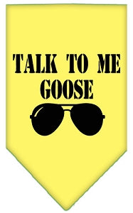 Talk to Me Goose Screen Print Bandana in Many Colors