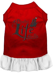 A Pirate's Life Embroidered Dog Dress in Many Colors - Posh Puppy Boutique