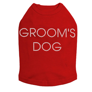 Groom's Dog Rhinestone Tank - Many Colors - Posh Puppy Boutique