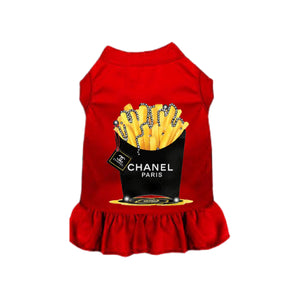 CC Designer French Fries Dress in 3 Colors