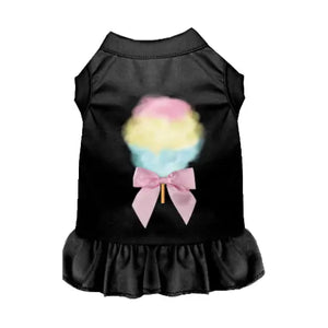 Cotton Candy Dress in Black